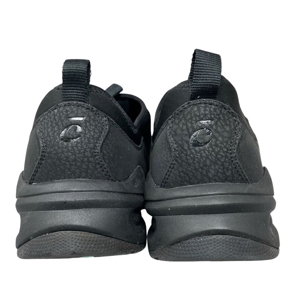 Clove Sneakers Mens 9 Black Healthcare Nurse Comfort Fluid/Slip Resistant New - Picture 4 of 9